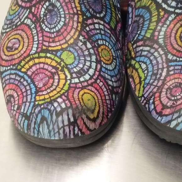 Crocs Neria Pro II Clogs Sz-W7 Graphic Circles - Picture 5 of 12